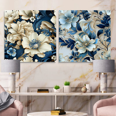 Spinks - Abstract Acrylic Wall Art Glass Set Of 2