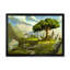 «Sacred Tree in a Fantasy Landscape», impression sur toile encadrée-59761465-59761467