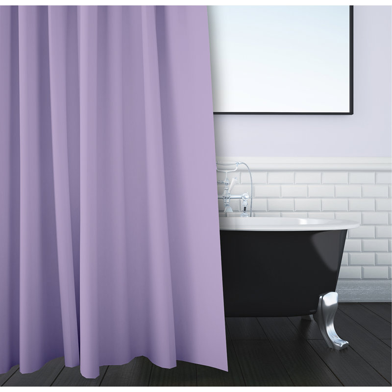 Rideau de douche simple Ke Wilson, Mauve lilas