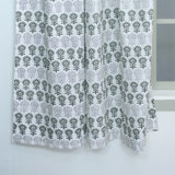 Fabdivine Printed Coloured Linen Curtain Ring Style, Handcrafted, Organic Pattern - Suraj Mukhi