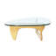 Space-saving Solid Wood Triangle Table, Modern Elegance For Living Rooms