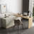 Jahcari Reversible Industrial Wood Executive Workstation Corner Home Office Table