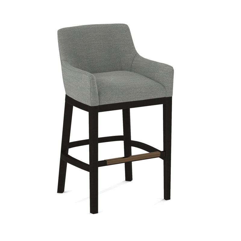 Upholstered Stool, Espresso, 61606-88