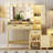 Camaya Makeup Vanity With LED Light and Charging Station-78311091