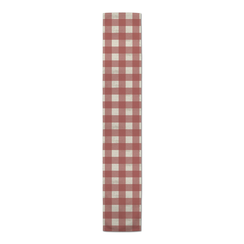 Chemin de table rectangulaire, Rouge, 90 po x 16 po