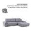 Sabria 3 Seater Sofa Bed-1219290807