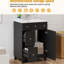Meuble-lavabo de 24 pouces - Lavabo en céramique et construction moderne de qualité-739713007