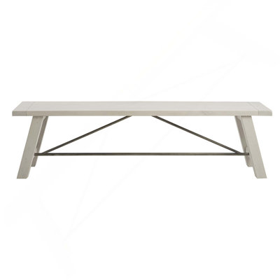 Wooden Frame Long Dining Bench