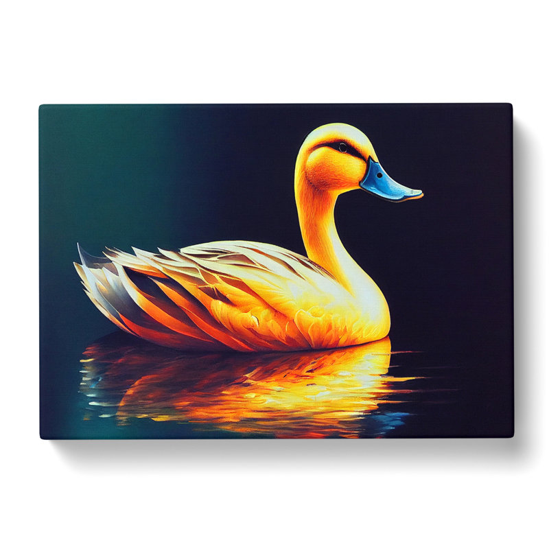 Legendary Duck - Wrapped Canvas, 35cm H x 50cm W x 3cm D