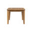 Table basse d'extérieur en bois d'acacia