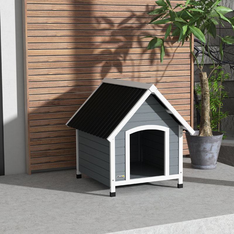 Solid Wood Dog House, 82cm H x 75cm W x 88cm D