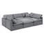 Ensemble modulaire de coin en velours 6 pièces Itala-94482518