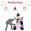Bonhomme de neige de Noël gonflable