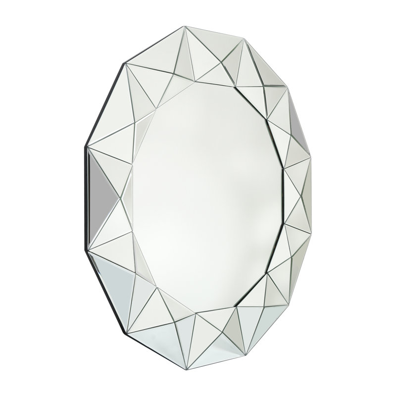 Schlesinger Frameless 39" Wide Wall Mirror