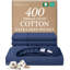 Ensemble de draps en coton 4 pièces à densité de tissage 400 fils 4 pièces-106537229-106537225