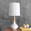 Lampe de table blanche 25 po Ieuan