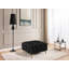 Whitby 80cm Wide Velvet Tufted Square No Pattern Footstool Ottoman-1447204514-1447204536