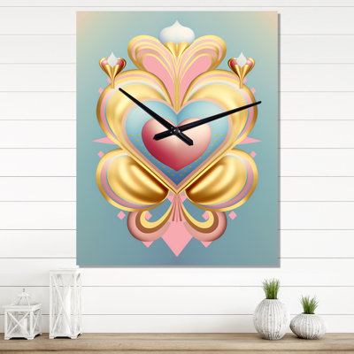Jenn avec horloge murale romantique