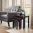 3PC Mahogany Nesting Tables Dark Brown Living Room Furniture Nesting Side End Table