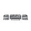 ENSEMBLE DE Sièges profonds en aluminium pour PC 6 pièces CORONADO ENSEMBLE-171-AL-109743097