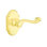 Wave/Drop Privacy (Bed & Bath) Door Lever with Arch Rosette