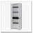 White 5-Shelf Kitchen Pantry