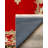 Anatolia Collection Digital Print Cotton-Polyester Red Beige Moroccan Rug-2107778247
