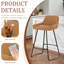 Tabouret de comptoir rembourré avec structure en métal-1010880036-1010880038