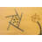 Golden Beige Abstract 5X7 Machine-Made Modern Rug