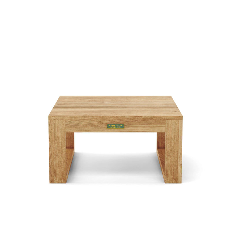Ensemble de conversation d'extérieur circulaire en teck pour 8 personnes avec coussins, Toile Sunbrella® naturel