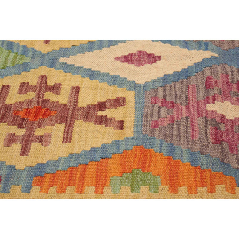 Bold and Colourful Multi Colour Kilim 6'7" x 9'9"