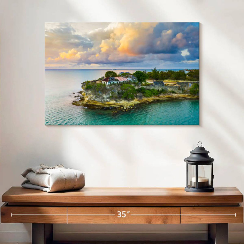 Nicci Fort James Aerial View, 16" H x 24" W