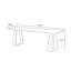 Bureau rectangulaire noir en bois massif et fer-665292332