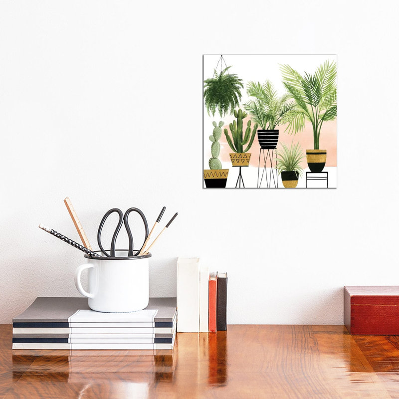 Indoor Oasis II by Grace Popp - Wrapped Canvas Print, 30.48 cm H x 30.48 cm W
