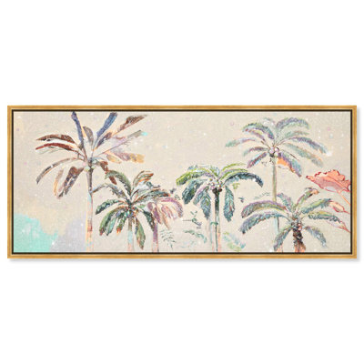 Oliver Gal Michaela Nessim - Inevitable Joy Noon Floral and Botanical - Diamond Dust Framed Canvas Art
