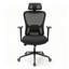 Chaises de bureau à dossier haut, chaises de bureau ergonomiques, tissu en maille respirant, capacité de charge élevée, équipées d'appuie-tête et d'accoudoirs réglables, dossier inclinable (noir, gris, kaki, rose)-1938829311-1928749665