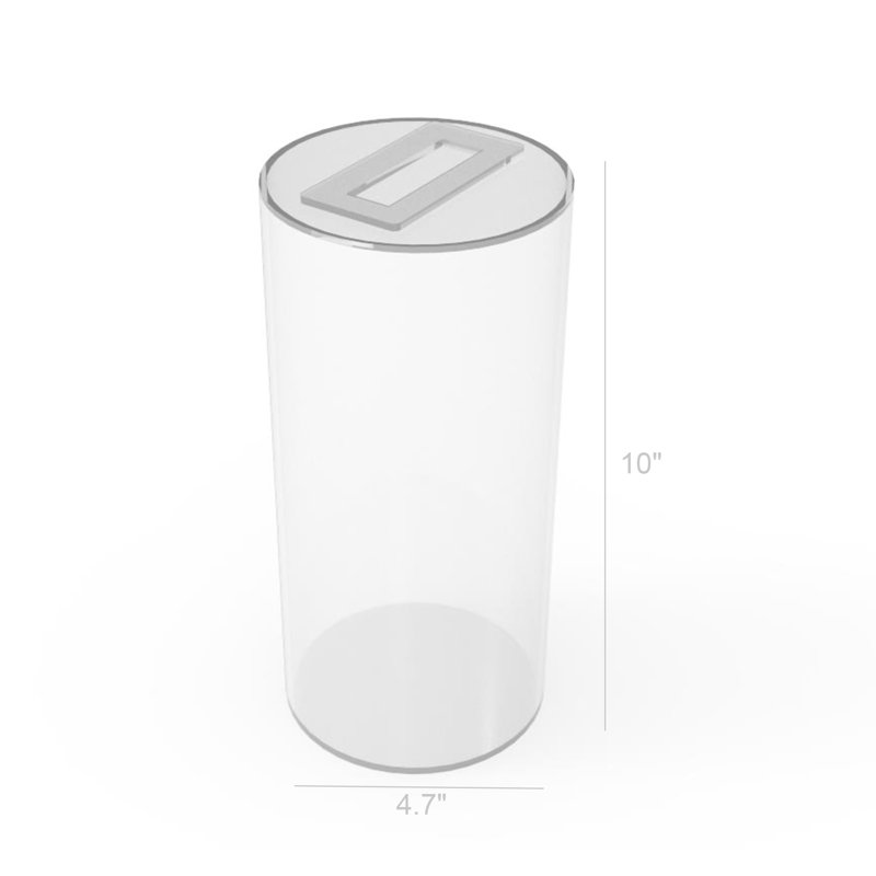 Eco-Container Sealable Acrylic Cylinder Aquarrium Terrarium