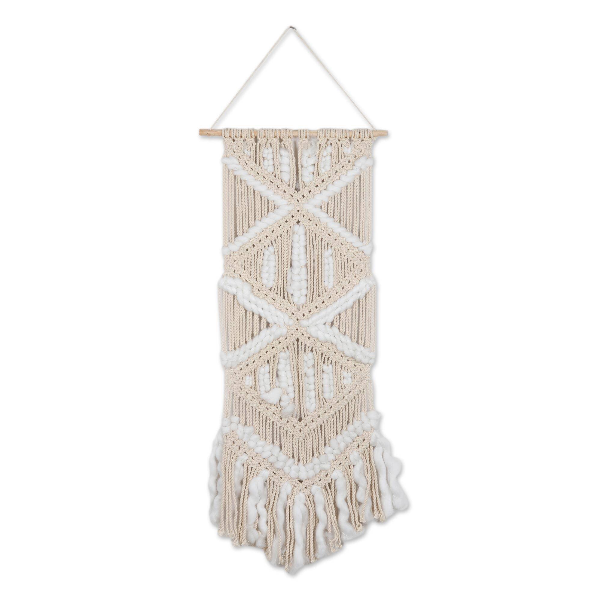 Dakota Fields Hand Woven Cotton Wall Hanging | Wayfair