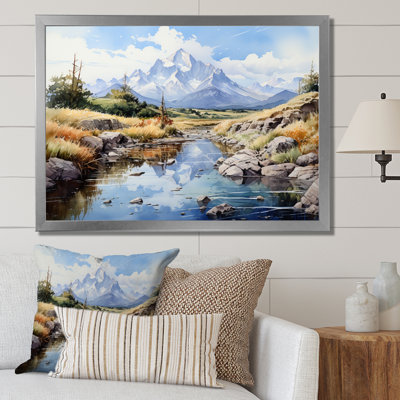 Besnik Mountains Pinnacle Reflections II, reproduction d'art sur toile