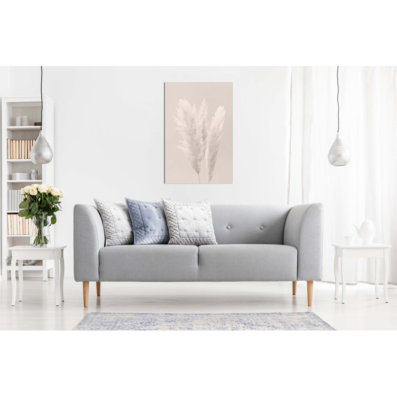 Pampas Grass - Wrapped Canvas Print, 31cm H x 20cm W