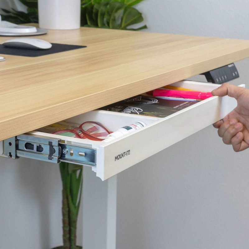 Under Desk Drawer, White