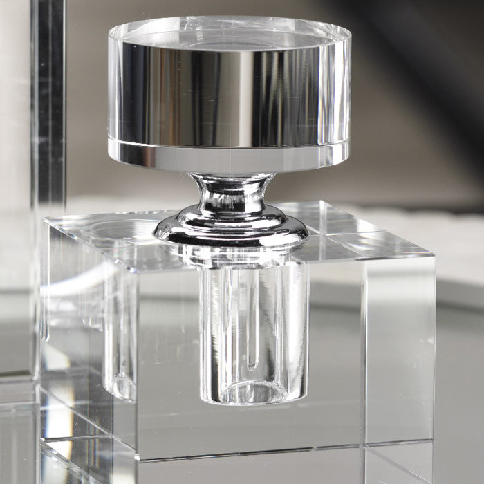 Mcallier Glass Decorative Bottle House of Hampton®