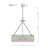 Rudy 3 - Light Unique / Statement Drum Chandelier