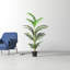 Faux Palm Tree in Pot-261391351