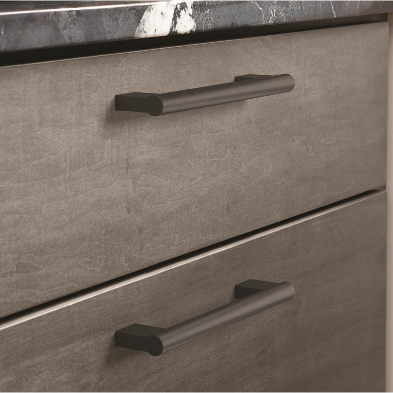 Versa Cabinet Bar Pull, Matte Black, 5 3/50"