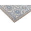 Tapis beige / bleu fait à la main Distillery-1793459667