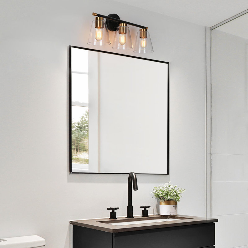 Éclairage pour meuble-lavabo à 3 lumières à intensité variable Ashaz