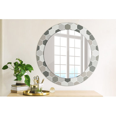 Huldar Glass Flat Wall Mirror