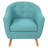 Hiltonia 30" Wide Tufted Polyester Blend Barrel Chair,Accent chair,Reading chair with Solid wood leg construction-23514097