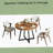 Sleek Greeting Table,Dining Table,Kitchen Dinner Table